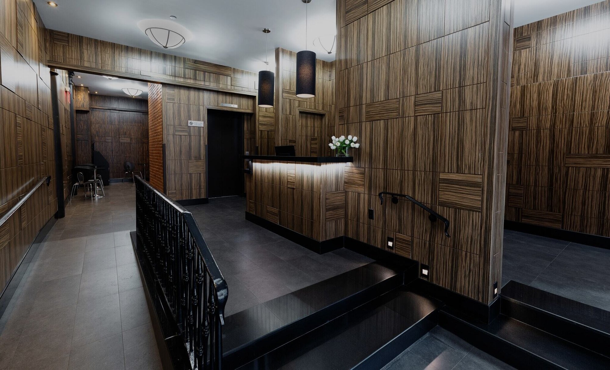 Dark Hotel Lobby
